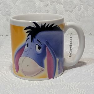 The Disney Store Eeyore Blue Character from Winnie the Pooh Ceramic Large Mug